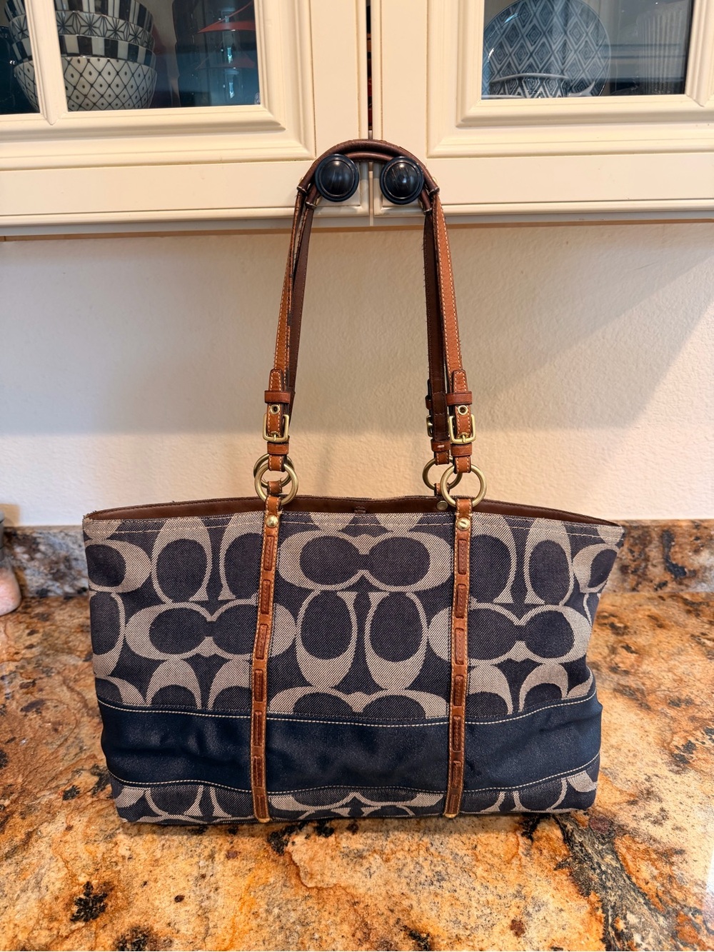 Coach Denim Tote